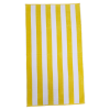 PREMIUM Cabana Hotel Stripe Velour Beach Towel