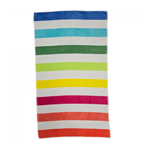 Luxurious Velour Stripe  Beach Towels Imperfect