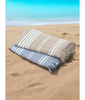 Cotton Hammam Beach Towels with Tassels